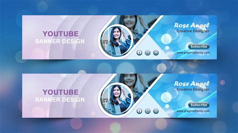 free editable youtube banner template.